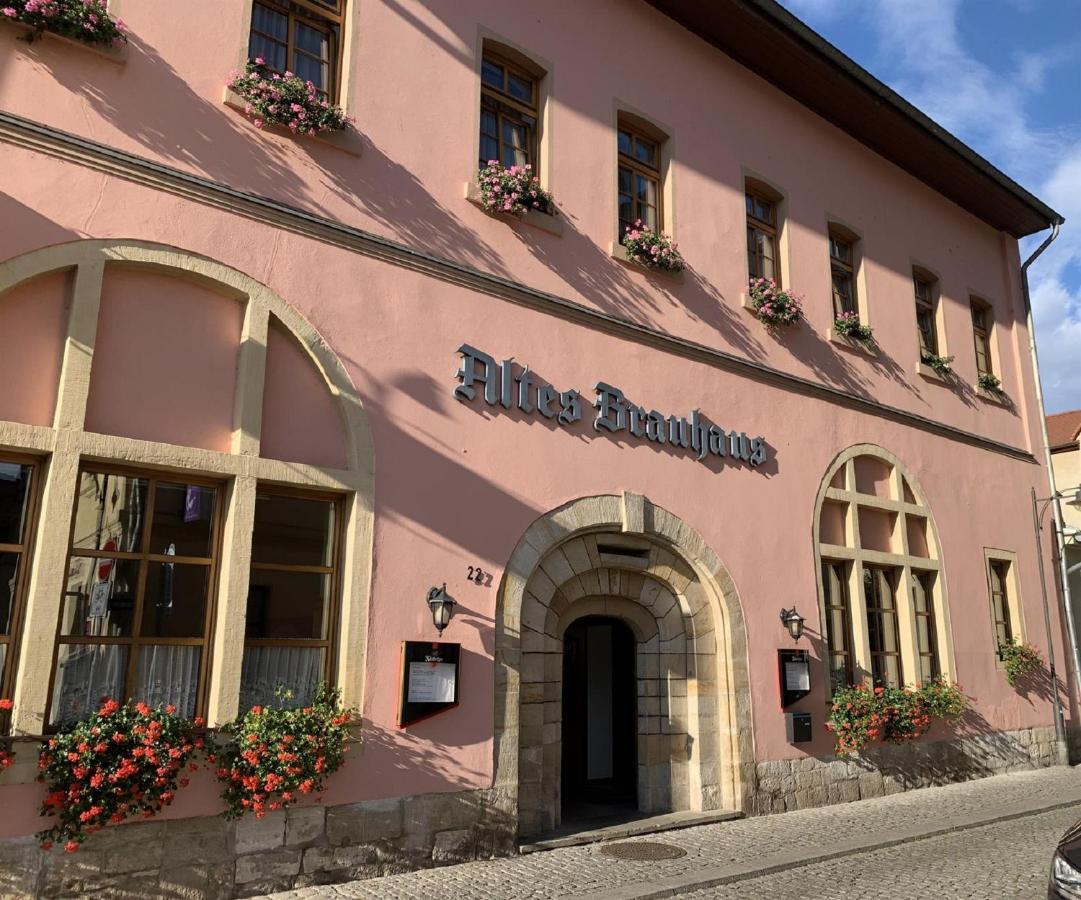Altes Brauhaus Hotel Weißenfels Exterior foto